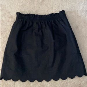 JCrew scallop hem skirt with elastic waist